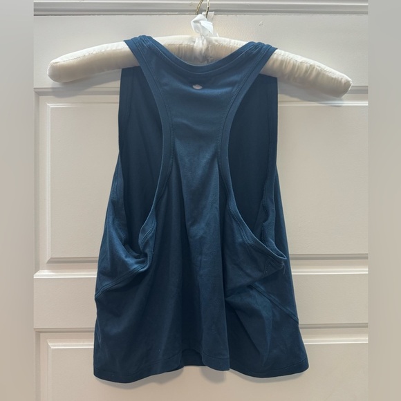 Yogalicious Dark Teal Racerback Tank, sz lg - Picture 3 of 4